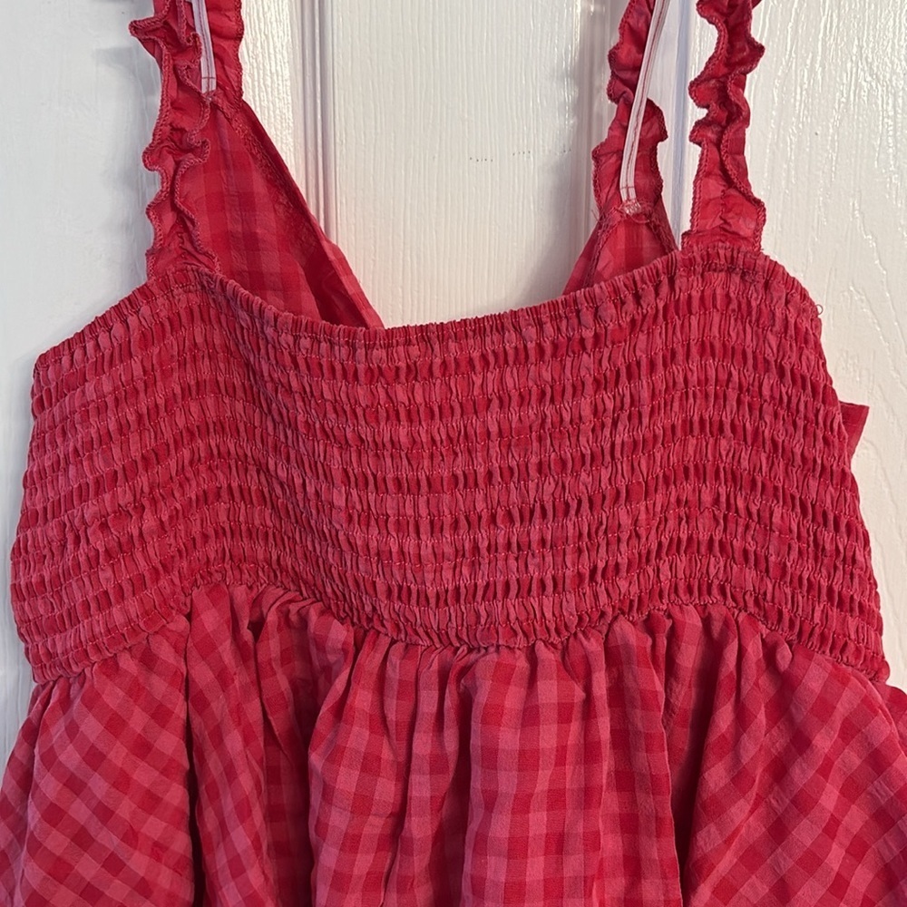 Pink Gingham Romper - Picture 8 of 9